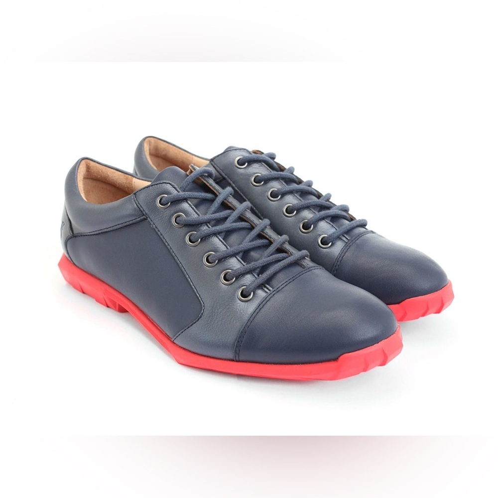 FLUEVOG Future Round Toe Elroy Capped‎ Toe Derby Leather Shoes Size 10.5